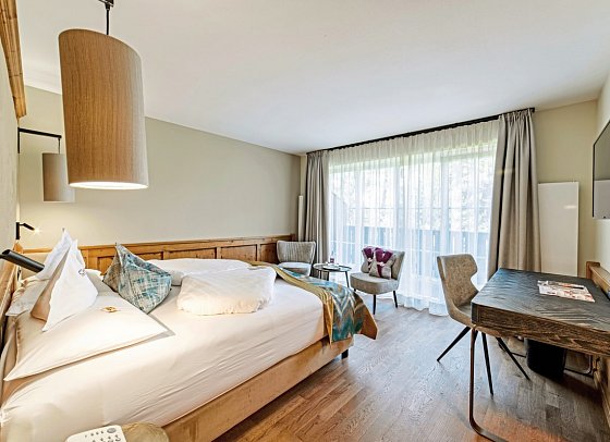 Aktiv- & Vitalhotel Erica - Wohnbeispiel Doppelzimmer Latemar Komfort (Zimmercodierung DB4)