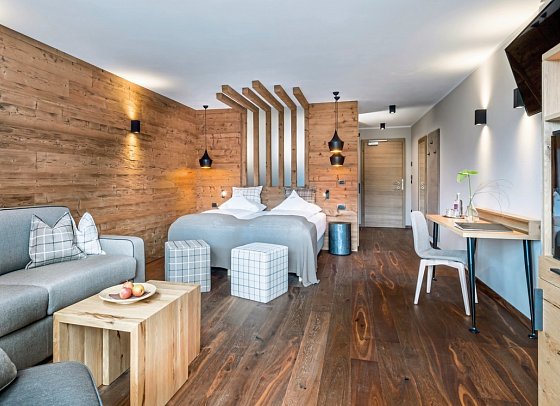 Aktiv- & Vitalhotel Erica - Wohnbeispiel Suite Dolomiten (Zimmercodierung WB1)