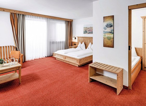Schneeberg Family Spa Resort - Wohnbeispiel Doppelzimmer Family (Zimmercodierung DB5)