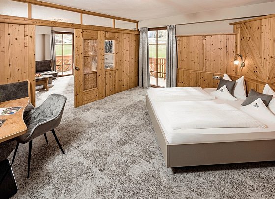 Schneeberg Family Spa Resort - Wohnbeispiel Suite Schneeberg (Zimmercodierung WB1)