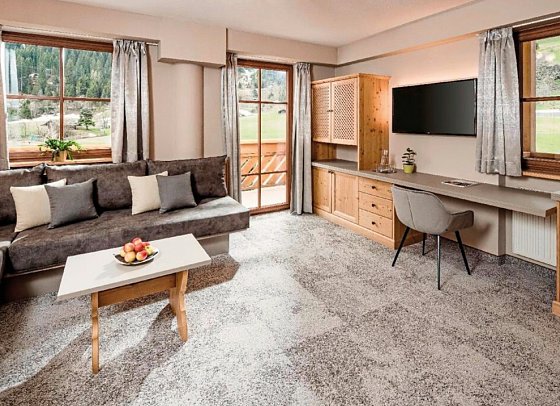 Schneeberg Family Spa Resort - Wohnbeispiel Suite Schneeberg (Zimmercodierung WB1)
