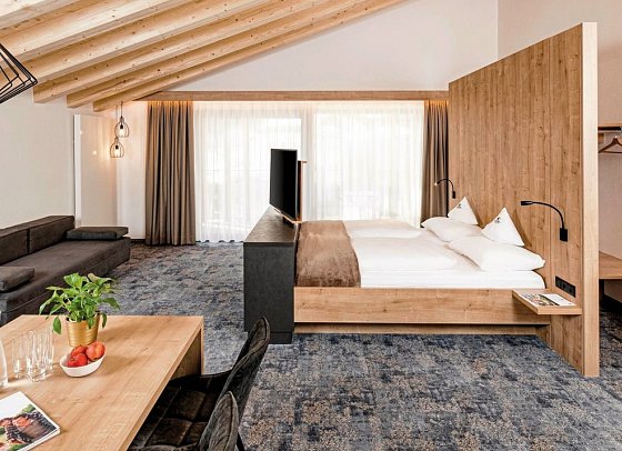 Schneeberg Family Spa Resort - Wohnbeispiel Suite Family Deluxe (Zimmercodierung WD1)