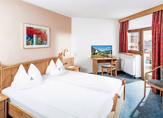 Schneeberg Family Spa Resort - Wohnbeispiel Doppelzimmer Mountain (Zimmercodierung DB3)