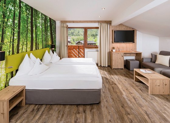 Schneeberg Family Spa Resort - Wohnbeispiel Doppelzimmer Alpin (Zimmercodierung DB4)