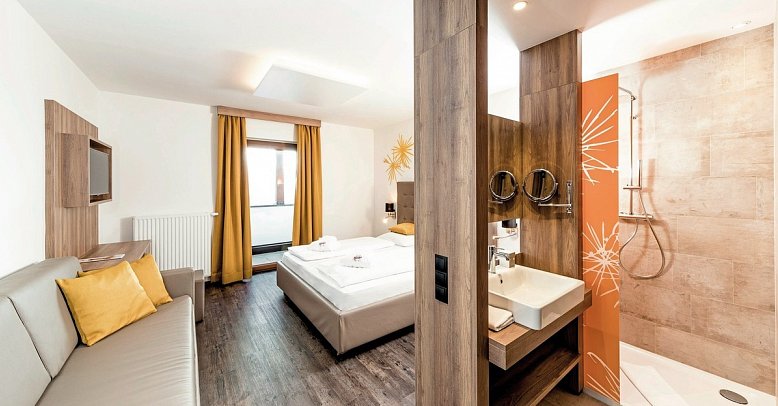 Almina Family & Spa - Wohnbeispiel Doppelzimmer Almina (Zimmercodierung DB2)