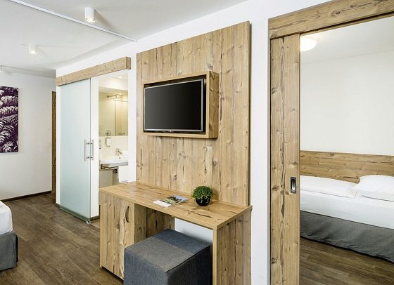 Almina Family & Spa - Wohnbeispiel Juniorsuite Family (Zimmercodierung JB1)