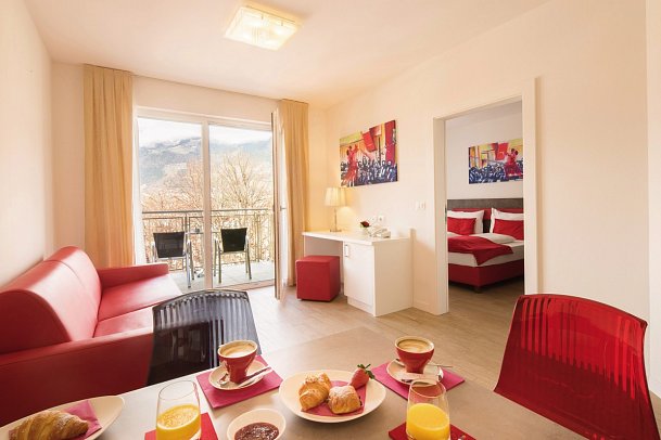 City Hotel Merano - Wohnbeispiel Suite Lifestyle (Zimmercodierung WB1)