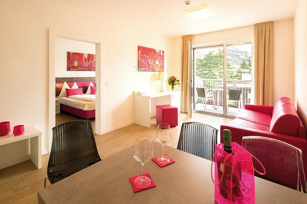 City Hotel Merano - Wohnbeispiel Suite Lifestyle (Zimmercodierung WB1)