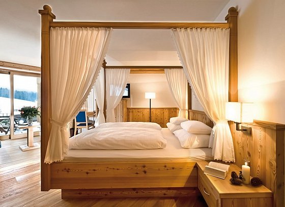 Chalet Tianes - Wohnbeispiel Doppelzimmer Panorama (Zimmercodierung DF1)