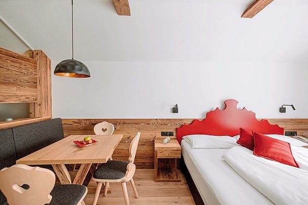 Naturhotel Miraval - Wohnbeispiel Alpensuite (Zimmercodierung WB1)