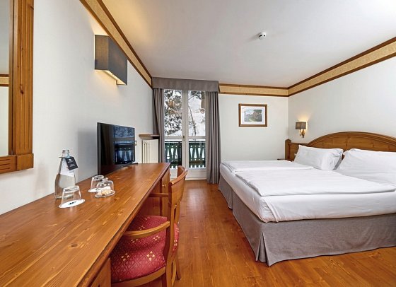Grand Hotel Misurina - Wohnbeispiel Doppelzimmer (Zimmercodierungen DB1 & DB2)