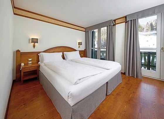 Grand Hotel Misurina - Wohnbeispiel Doppelzimmer (Zimmercodierungen DB1 & DB2)
