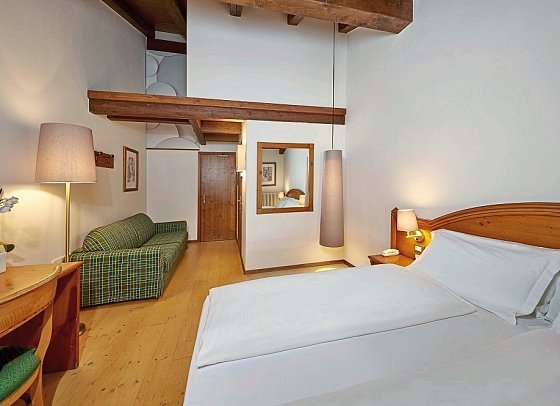 Grand Hotel Misurina - Wohnbeispiel Vierbettzimmer Superior (Zimmercodierung RS4)