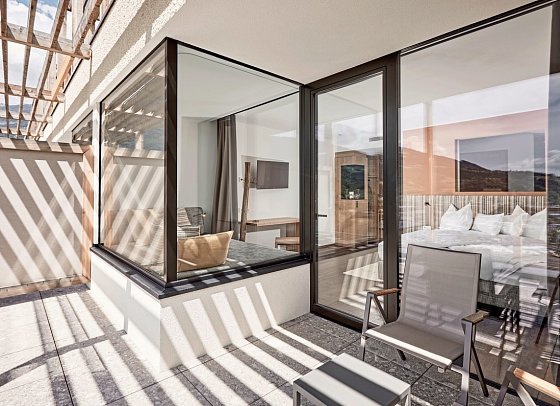 Haller Suites & AO Restaurant - Wohnbeispiel Terrassen-Suite (Zimmercodierung WB1)