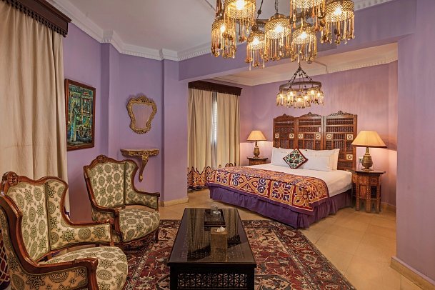 Le Riad Hotel de Charme - Wohnbeispiel Terrace King Suite (Zimmercodierungen WD3 & DC3)