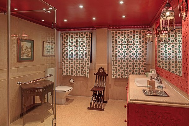 Le Riad Hotel de Charme - Beispiel Bad Terrace King Suite (Zimmercodierungen WD3 & DC3)