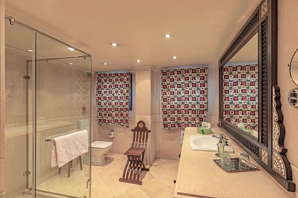 Le Riad Hotel de Charme - Beispiel Bad Deluxe Twin Suite (Zimmercodierungen WD1 & DC1)