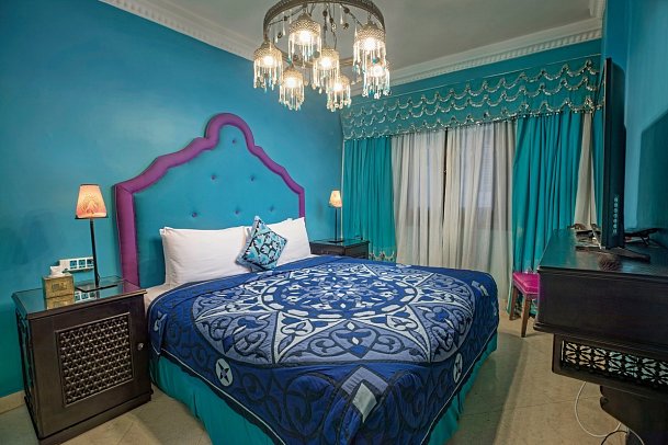 Le Riad Hotel de Charme - Wohnbeispiel Deluxe King Suite (Zimmercodierungen WD2 & DC2)