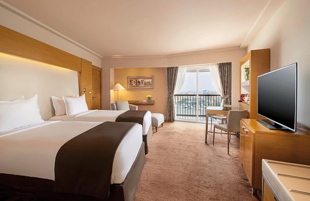 Sofitel Cairo Nile El Gezirah - Wohnbeispiel Doppelzimmer Luxury (Zimmercodierungen DM1 & DC2)