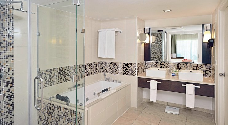 Melia Jardines del Rey - Badbeispiel Grand Suite (Zimmercodierungen W1G & W1M)