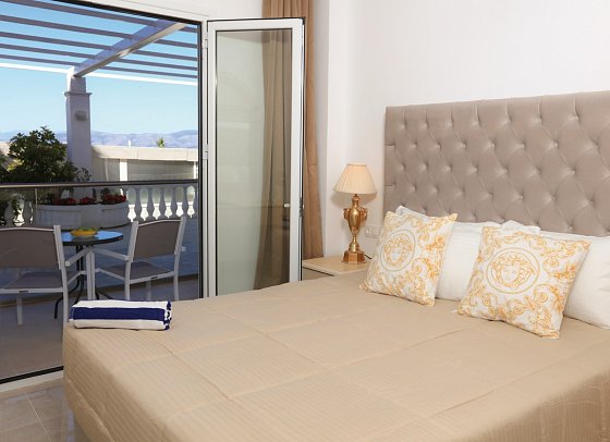 Cavomarina Beach - Wohnbsp. Doppelzimmer Gartenblick (Zimmercodierung D1G)