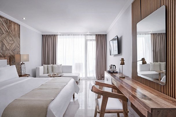 Mythos Palace - Wohnbeispiel Doppelzimmer Superior seitl. Meerblick (Zimmercodierung DSN)