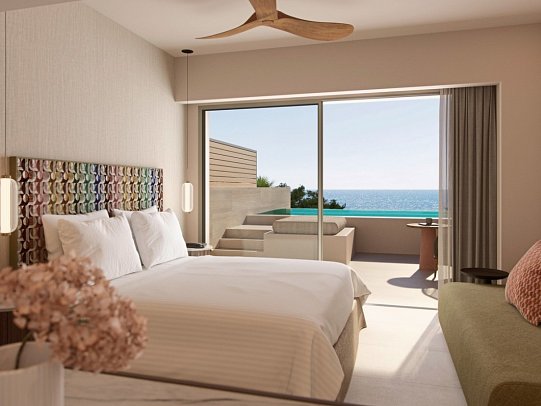 Avali, Mar-Bella Collection - Double Room Deluxe Private Pool Sea Front (Zimmercodierung DDR)