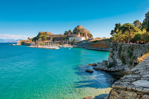 Korfus Highlights erwandern - Alte Festung von Korfu-Stadt