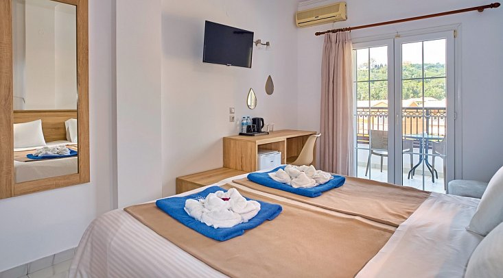 Belle Helene - Wohnbeispiel Doppelzimmer (Zimmercodierungen D1G & D1N)