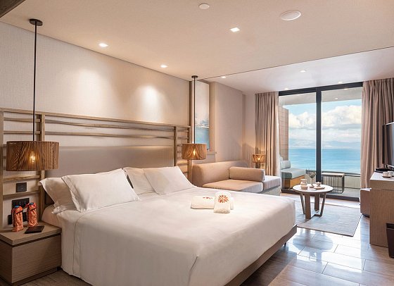 Angsana Corfu - Wohnbeispiel Grand Room - King Achilleion Hügelblick (Zimmercodierung DS1)