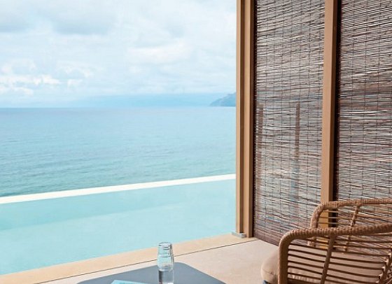 Ella Álkyna - Wohnbeispiel Doppelzimmer Premium Swim-Up Meerblick (Zimmercodierung DMQ)