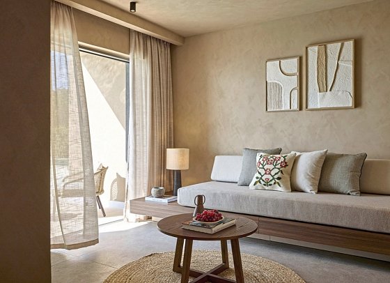 Ella Álkyna - Wohnbeispiel Open Plan Suite Gemeinschaftspool Meerblick (Zimmercodierung WB2)