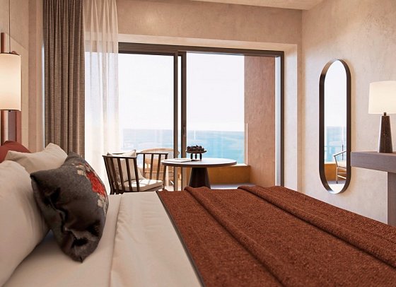 Ella Álkyna - Wohnbeispiel Doppelzimmer Deluxe Meerblick (Zimmercodierung DDM)