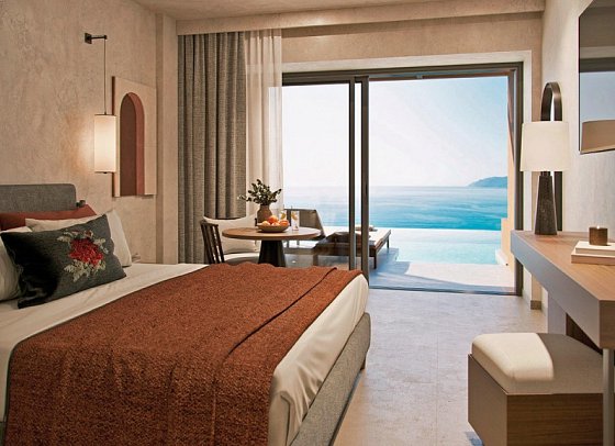 Ella Álkyna - Wohnbeispiel Doppelzimmer Premium Swim-Up Meerblick (Zimmercodierung DMQ)