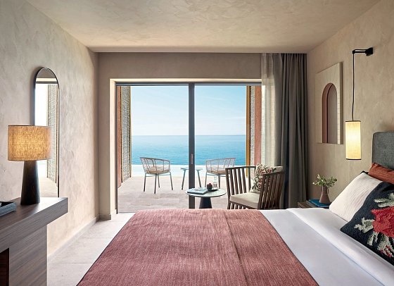 Ella Álkyna - Wohnbeispiel Doppelzimmer Premium Swim-Up Meerblick (Zimmercodierung DMQ)