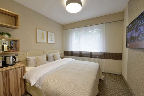 Parkhotel Oberhausen - Wohnbeispiel Doppelzimmer Komfort (Zimmercodierungen DF1 & EF1)