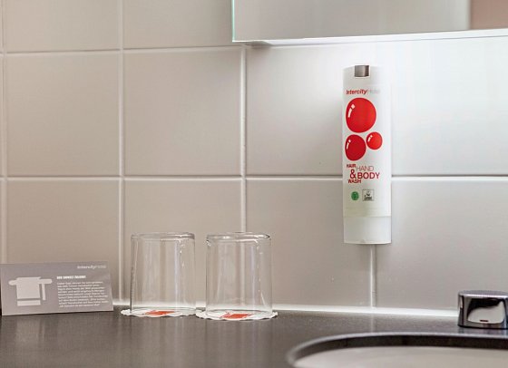 IntercityHotel Dortmund - Beispiel Bad Doppelzimmer Business (Zimmercodierungen DB1 & DC1)