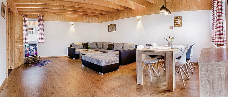 Hotel Appartement Silbersee - Wohnbeispiel Ferienhaus 1-6 Personen (Zimmercodierung HB1)