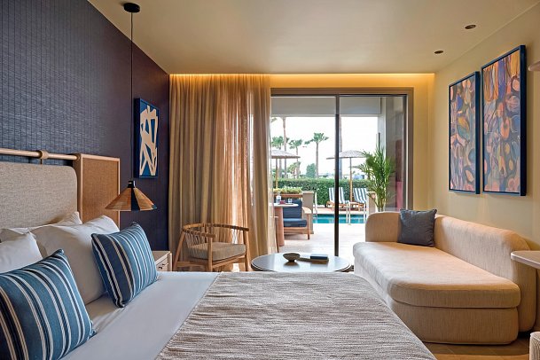 Atlantica Kalliston Resort - Wohnbeispiel Juniorsuite Swim-Up (Zimmercodierung JBQ)