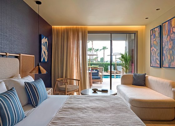 Atlantica Kalliston Resort - Wohnbeispiel Juniorsuite Swim-Up (Zimmercodierung JBQ)