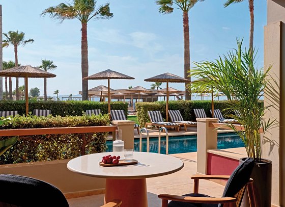 Atlantica Kalliston Resort - Wohnbeispiel Juniorsuite Swim-Up (Zimmercodierung JBQ)