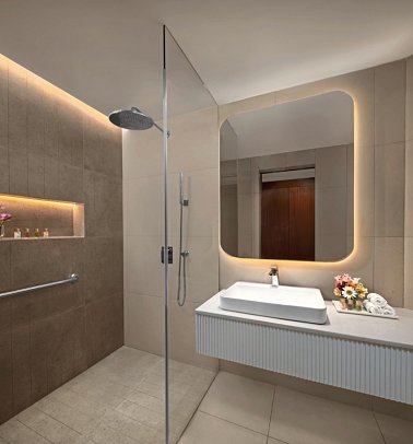 Taj Bentota Resort & Spa - Badbeispiel Superior (Zimmercodierungen USG & USM)