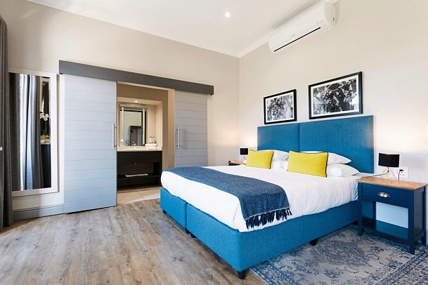 De Zalze Lodge - Wohnbeispiel Mountain View Room (Zimmercodierung UU1)