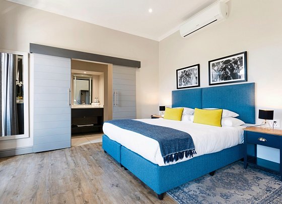 De Zalze Lodge - Wohnbeispiel Mountain View Room (Zimmercodierung UU1)