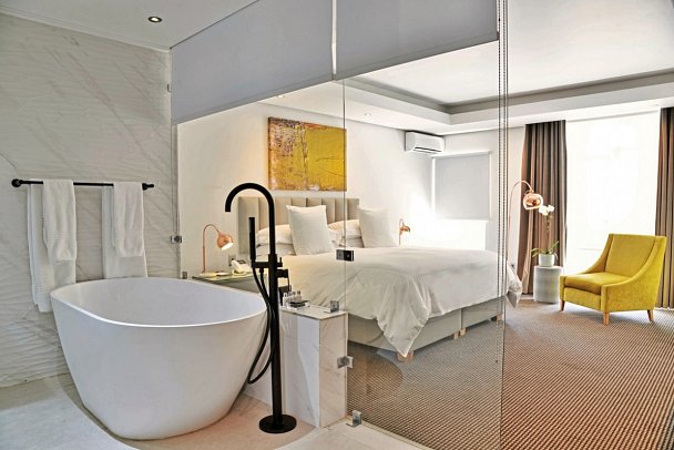 Cape Milner Hotel - Wohnbeispiel Luxury Room (Zimmercodierung UU1)