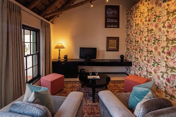 Grande Roche Hotel - Wohnbeispiel Terrace Suite (Zimmercodierung WB2)