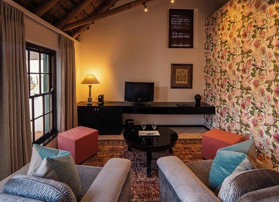 Grande Roche Hotel - Wohnbeispiel Terrace Suite (Zimmercodierung WB2)