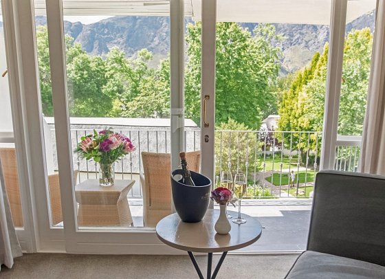 Le Franschhoek Hotel & Spa - Beispiel Balkon Classic Room (Zimmercodierung DB1)