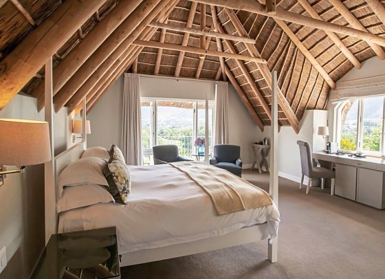 Le Franschhoek Hotel & Spa - Wohnbeispiel Deluxe Room (Zimmercodierung UD1)