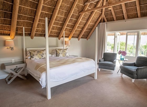 Le Franschhoek Hotel & Spa - Wohnbeispiel Deluxe Room (Zimmercodierung UD1)